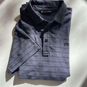 Travis Mathew striped polo